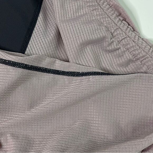 Fabletics Tall Cashel Foldover PureLuxe Leggings (Iron/Dusty Rose) - Medium Tall - Picture 10 of 12